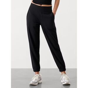 Athleta Black Brooklyn Heights High Rise Jogger Pants Size 14
